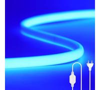 Wisada - Tira de luz LED CRI90+ [12m, Azul], 288 LED/m FCOB Luz LED de neón, AC220-240V, diseño DIY, IP65 resistente al agua, tira de iluminación flexible para decoración del hogar y tiendas