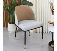 WISFOR, Juego de 2 sillas de comedor, tapizadas, con revestimiento de microfibra de silicona, resistentes hasta 150 kg, con respaldo ergonómico y espuma de alta densidad, ideales para la cocina