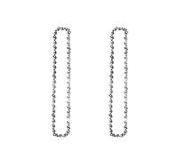 Wivplex 4/6/8 pulgadas, para mini, cadenas de motosierra acero, repuesto placa guía accesorios para motosierras eléctricas Reemplazo de cadena de corte de motosierra.(2pcs 6inch Saw)