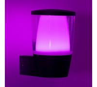 WiZ aplique LED de exterior Elpas RGBW, negro