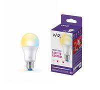 WiZ Bombilla inteligente LED A60, blanco ajustable, base E27, 100 W, 2200-6500 K, 1521 lúmenes, regulable, compatible con Alexa, Google Assistant y Apple Home, 1 ud