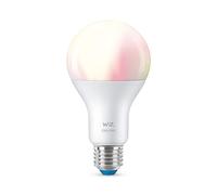WiZ - Bombilla LED Inteligente Wi-Fi, 13W(Eq. 100W) E27 A67, Luz cálida ajustable, con tecnología SpaceSense y compatible con Alexa y Google Home