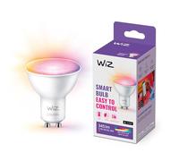 WiZ - Bombilla LED Inteligente Wi-Fi, 4,9W(Eq. 50W) GU10, Luz Blanca y de Colores, con tecnología SpaceSense y compatible con Alexa y Google Home