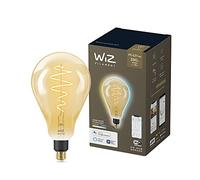 Wiz Bombilla Wifi LED Filamento Vintage Gigante Regulable Blancos PS160 25W E27 Luz blanca de cálida a fría, 2700-6500K, 6.5W (equivale a 25 W), A