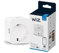 Wiz Enchufe inteligente Wi-Fi, controla con App, con tecnología SpaceSense y compatible con Alexa y Google Home [Clase de eficiencia energética A]