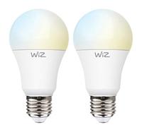 WiZ G2 Whites A60 E27 - Lote de 2 bombillas (plástico, 12 W), color blanco
