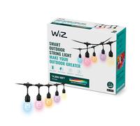 Wiz Guirnalda LED inteligente 15m · 12 bombillas · 16M colores · WiFi · Alexa/Google · IP65