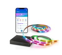 Sincronizador Luces LED TV - WiZ HDMI Sync Box+Tira Gradient RGBIC 55-65", Box 4K (60Hz), HDMI, Control App+Voz, Sincroniza Pelis+Musica