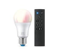 Wiz Pack Bombilla LED inteligente A60 E27 8W (Eq.60W) luz blanca y de colores, Alexa y Google Home