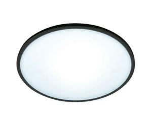 Wiz Plafón LED redondo Superslim (16 W, Ø x Al: 29,2 x 2,3 cm, Color del marco: Negro, Blanco frío)