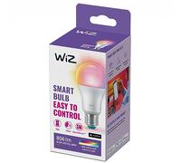 WiZ A60 bombilla LED mate WiFi E27 8,5W RGBW EC:EPREL:1421108