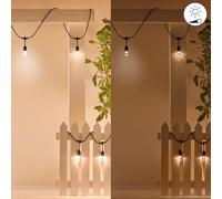 WiZ String Lights Cadena de luces LED para exteriores, 14,8 m, CCT, RGB