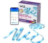 WiZ - Tira led inteligente 15m, RGB, incluye alimentador, hasta 16 millones de colores, conéctala vía WIFI, con tecnología SpaceSense, control via App o Voz y compatible con Alexa y Google Home