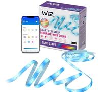 WiZ - Tira led inteligente 5m, RGB, incluye alimentador, hasta 16 millones de colores, conéctala vía WIFI, con tecnología SpaceSense, control via App o Voz y compatible con Alexa y Google Home
