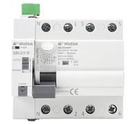 WizElek Interruptor Diferencial 4P 63A 30mA Tipo A - Rearme Automático | Rearme automático hasta 3 intentos - ON/OFF telemandable - Trifásico Tipo A & AC - 42 kW 10 kA - 5 módulos - EN 61008-1