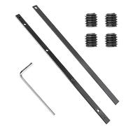 Wjelet Kit de 2 conectores de riel guía para Makita SP6000 P45777, compatible con sierras de riel Bosch, Festool, DeWALT, conector de barra de unión de riel guía para cortes largos