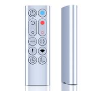 WKOLF Juego de mando a distancia de repuesto para Dyson Pure Hot + Cool Purifier Fan Heater HP02 HP03, color plateado