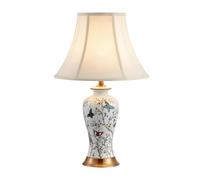 WLBHWL Lámpara De Mesa Clásica Tradicional De Cerámica De 57 Cm, Estilo Chinoiserie, Hecha A Mano, para Dormitorio, Sala De Estar, Oficina, Universidad, Estantería (Bombilla No Incluida).