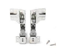 Wlinfetity Juego de 2 bisagras de puerta integradas para Hettich 5.0 tipo 41,5, par izquierdo y derecho, construcción robusta para puertas de frigorífico, fácil montaje