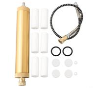 Wlinfetity Separador de aceite y agua para compresor PCP 30Mpa 4500PSI, filtro de aire de alta presión con 8 mm para acoplamiento rápido, carcasa de aluminio para aire sumergible
