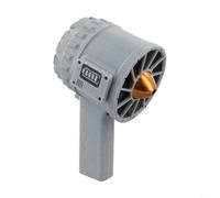 Wlinfetity X90 Turbofan 90 - Ventilador de canal de metal, 90 mm, motor sin escobillas con empuje de 5000 g, regulable para limpieza industrial, burbujas de nieve (blanco)