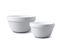 WM Bartleet & Sons 1750 TSET178 Juego de 2 lavabos Tradicionales de Porcelana para pudín (900 ml, 1,6 1250 ml, 2 PT) - Blanco