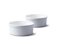 WM Bartleet & Sons 1750 TSET38 - Juego de 2 moldes tradicionales de porcelana de 11,5 cm de diámetro, color blanco