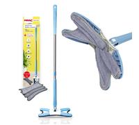 Wmc tools mopa autoenrollable con 3 almohadillas de microfibra, tipo x