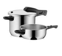 WMF 07.9266.6040 - Set Olla Rápida Perfect 6.5L + 3L + Cestillo 22 Cm Ø