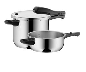 WMF 07.9266.6040 - Set Olla Rápida Perfect 6.5L + 3L + Cestillo 22 Cm Ø
