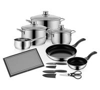 WMF 3201001275 WMF Kochgeschirr-Set Diadem Plus silber 10-tlg., 10 Set
