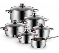WMF 3201113240 WMF Topf-Set Quality One silber 6-tlg., 6 Set