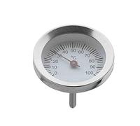 WMF 608566030 Vitalis - Termómetro para vaporera (acero inoxidable Cromargan pulido, apto para horno, resistente al calor hasta 100 °C, acero inoxidable 18/10)