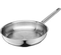 WMF 89.0054.3003, Sartén redonda, de uso universal, acero inoxidable, acero inoxidable, 250 °C, cerámica, apta para cocinas eléctricas, de gas, halógenas e inducción