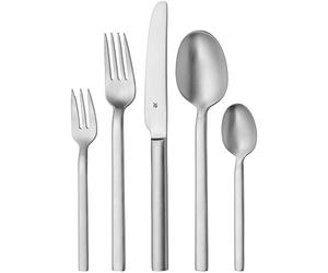 WMF Alteo Cubertería Completa 60 Piezas para 12 Personas, Juego de Cubiertos de Acero Inoxidable Cromargan con Acabado Mate, Apto para Lavavajillas