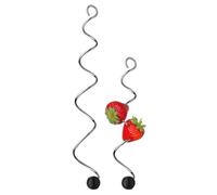 WMF Basic - Pinchos en forma de espiral para fruta, color plata, 2 piezas, colección Basic, Acero Inoxidable Pulido, 24 x 4 x 4 cm