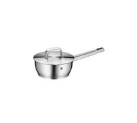 WMF Cacerola con mango y tapa de 18 cm Iconic Cromargan plata