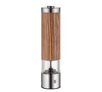 WMF Ceramill - Molinillo de Especias Eléctrico 21,5cm Altura, Molinillo de Cerámica con Exterior de Madera de Roble