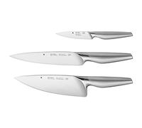 WMF Chef's Edition Juego de 3 Cuchillos con Hoja Insertada de Acero Templado Completamente Forjado
