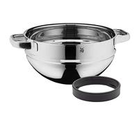 WMF Compact Cuisine - Cuenco apilable para baño de agua (24 cm, acero inoxidable Cromargan, apto para lavavajillas)