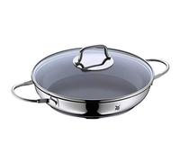 WMF Devil Natural - Rustidera Antiadherentes 26 cm con Tapa de Vidrio, Acero Inoxidable y Revestimiento Antiadherente Mienral Cerámico para Todo Tipo de Cocinas Incluido Inducción