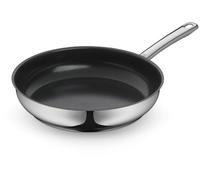 WMF Devil Natural - Sartén Antiadherente 28 cm, Sartén de Acero Inoxidable y Revestimiento Antiadherente Mienral Cerámico para Todo Tipo de Cocinas Incluido Inducción, sin PFOAni PTFE