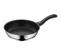 WMF Devil - Sartén Antiadherente 24 cm, Sartén de Acero Inoxidable y Revestimiento Antiadherente para Todo Tipo de Cocinas Incluido Inducción, sin PFOA, Color Negro