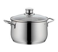 WMF Diadem Plus - Olla Baja 20 cm, Acero inoxidable Cromargan 18/10 Pulido