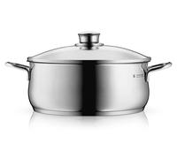Wmf Diadem Plus: Olla para asar con tapa de cristal, 24 cm