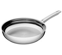 WMF Favorit - Sartén 20 cm Profesional Sin Revestimiento, Sartén de Acero Inoxidable Apta Inducción, Acero Inoxidable Cromargan, Apta para Horno
