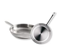 WMF Favorit - Sartén de Acero Cromargan Inoxidable 18/10 sin recubrimiento Apto para todo tipo de cocinas