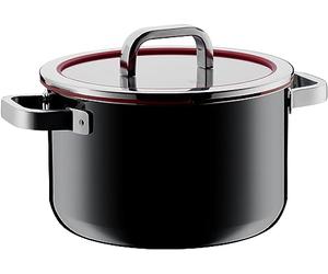 WMF FUSIONTEC 05.1734.5290 Cacerola 6,4 L Alrededor Negro, Rojo - Cacerolas (6,4 L, Alrededor, Negro, Rojo, Acero, 250 °C, Vidrio)