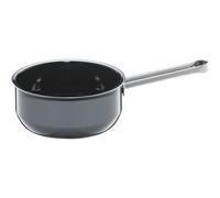 WMF Fusiontec Essential - Cacerola pequeña de 16 cm sin tapa, 1,3 L, apta para inducción, cerámica de alta tecnología, sin revestimiento, color gris