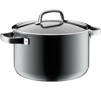 WMF Fusiontec Mineral 514485290, Redondo, Platino, Acero, Acero inoxidable, Cerámica, Gas, Halógeno, Inducción, Placa sellada, 250 °C